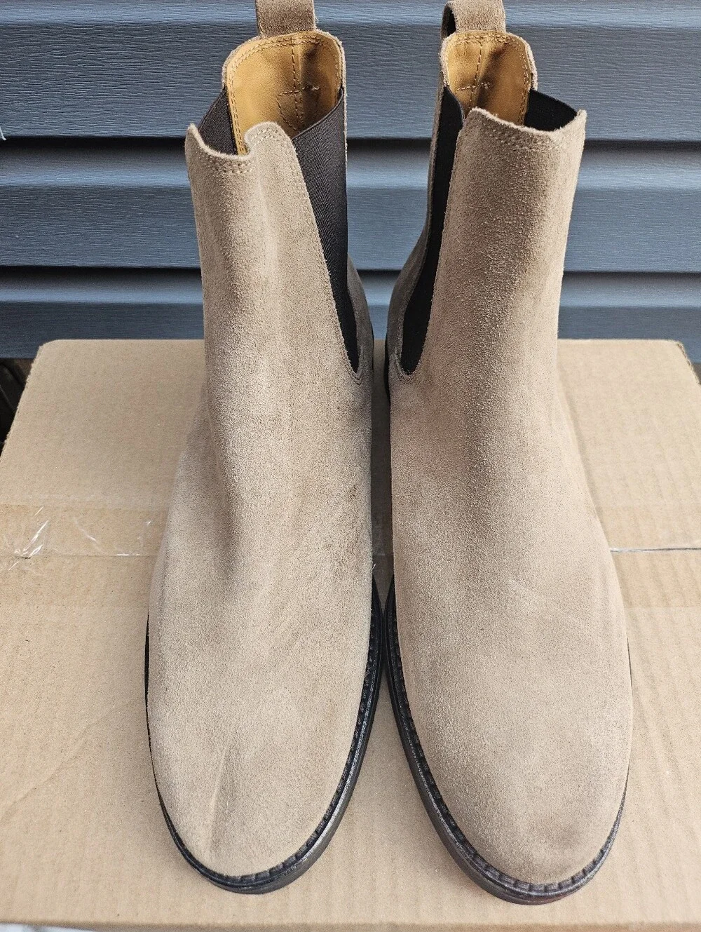 Bruno Magli Men's Suede Chukka Boots in Beige